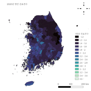 2020년 연간 진료건수